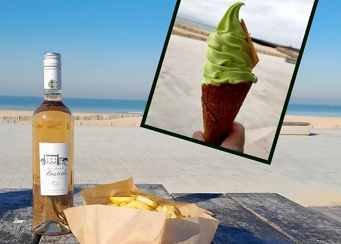 Plage, Vue Et Dragon, Garage Pour Moto * Calais